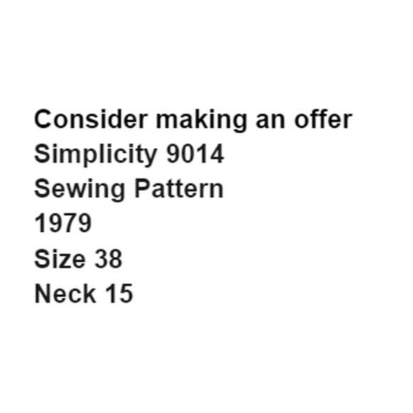 Simplicity 9014 Pattern Top Cummerbund Bow Tie Men 38 Vintage Tuxedo Formal - Picture 3 of 6